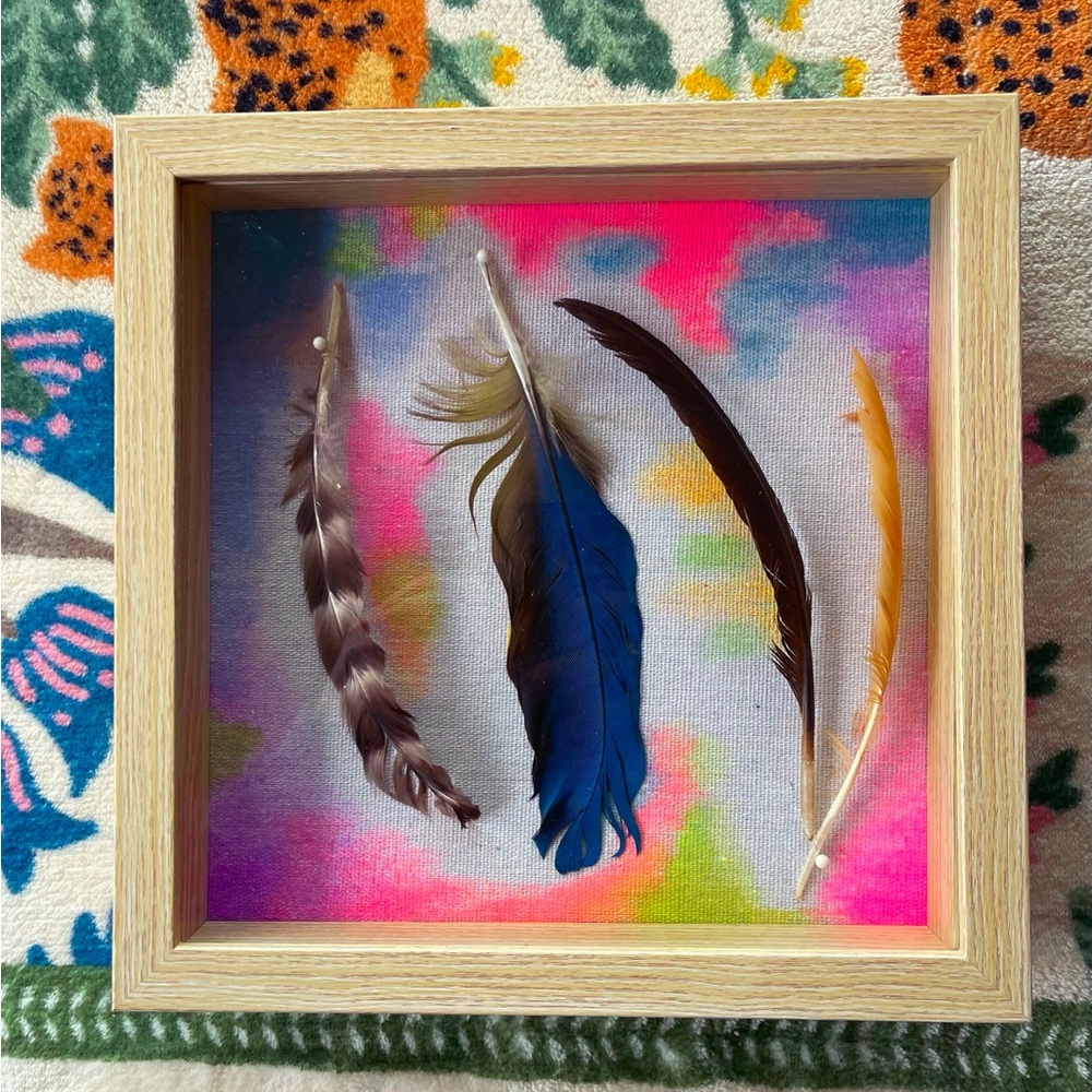 Colorful Abstract Art Shadow Boxes - Picture 3 of 3